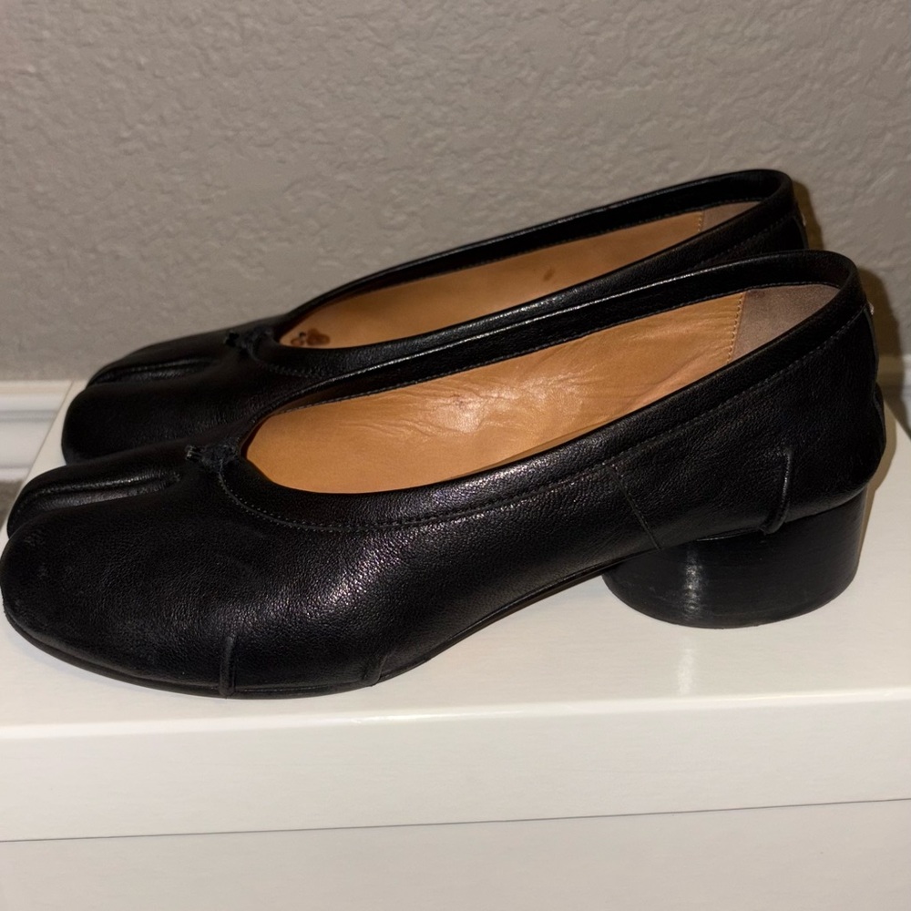 Maison Margiela Black Tabi New Ballerina Heels - Picture 2 of 12